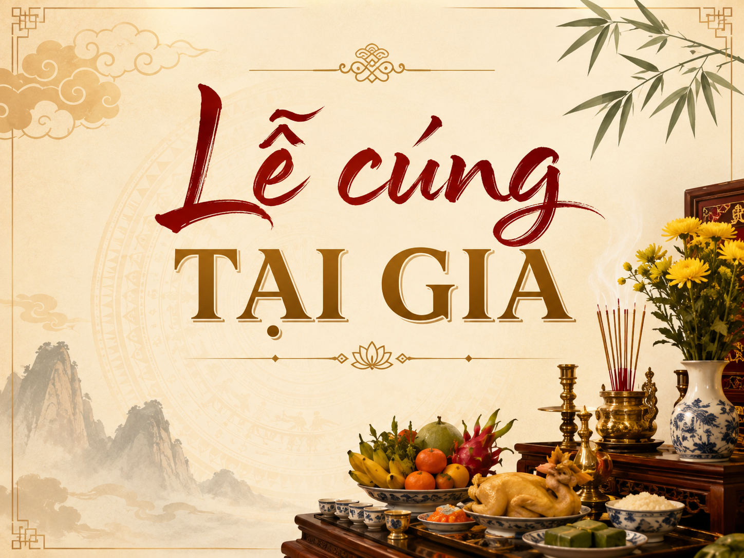 LỄ CÚNG TẠI NHÀ TRƯỞNG HỌ (RITUAL AT THE CLAN HEAD’S HOUSE)